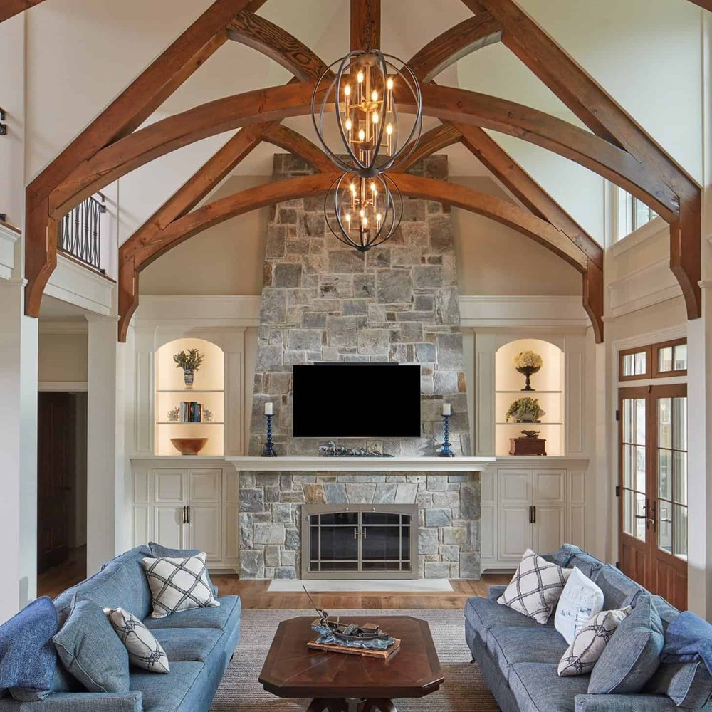 Traditional living room interior
